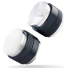 51mm Coffee Distributor and Tamper with Indicator - Espresso Hand Tamper Software Matches All 51mm Portafilters - Skilled Espresso Distribution Software - Coffee Equipment Espresso Leveler.