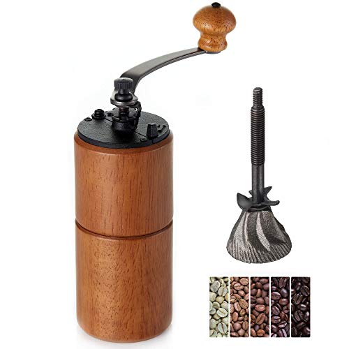 Craft Your Perfect Coffee: Manual Coffee Bean Grinder with Cast Iron Burr