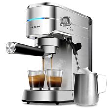 15 Bar Compact Espresso Maker with Milk Steam