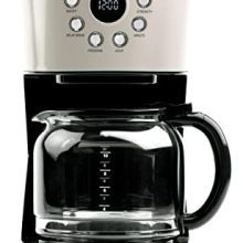 Glass Carafe Programmable Home Countertop Coffee Maker