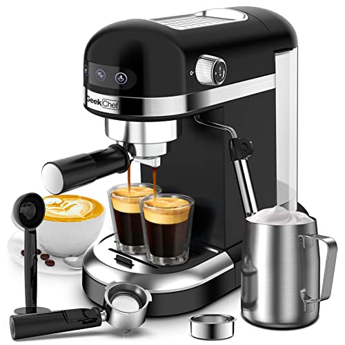Geek Chef Espresso Machine 20 Bar - Elevate Your Home Barista Game!