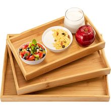 Breakfast, Tea, Bamboo Serving Coffee Tray