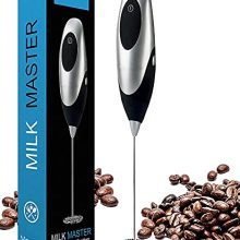 Create Barista-Quality Foam at Home with the Original Handheld Milk Frother - Perfect for Lattes, Espresso, Cappuccinos, Frappes, and Matcha!