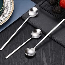 Round Head Long Handle Coffee Spoon