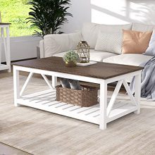 Living Space with ChooChoo's Farmhouse Coffee Table