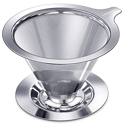 Manual Pour-Over Coffee Dripper - Achieving the Perfect Brew with a Reusable Filter