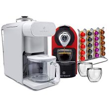 Chefwave Milkmade Non-Dairy Milk Maker with Kava Espresso Machine (Purple).