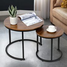 Round Modern Nesting Coffee Table Set