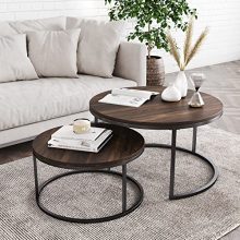 Nathan James Stella Round Modern Nesting Coffee Set