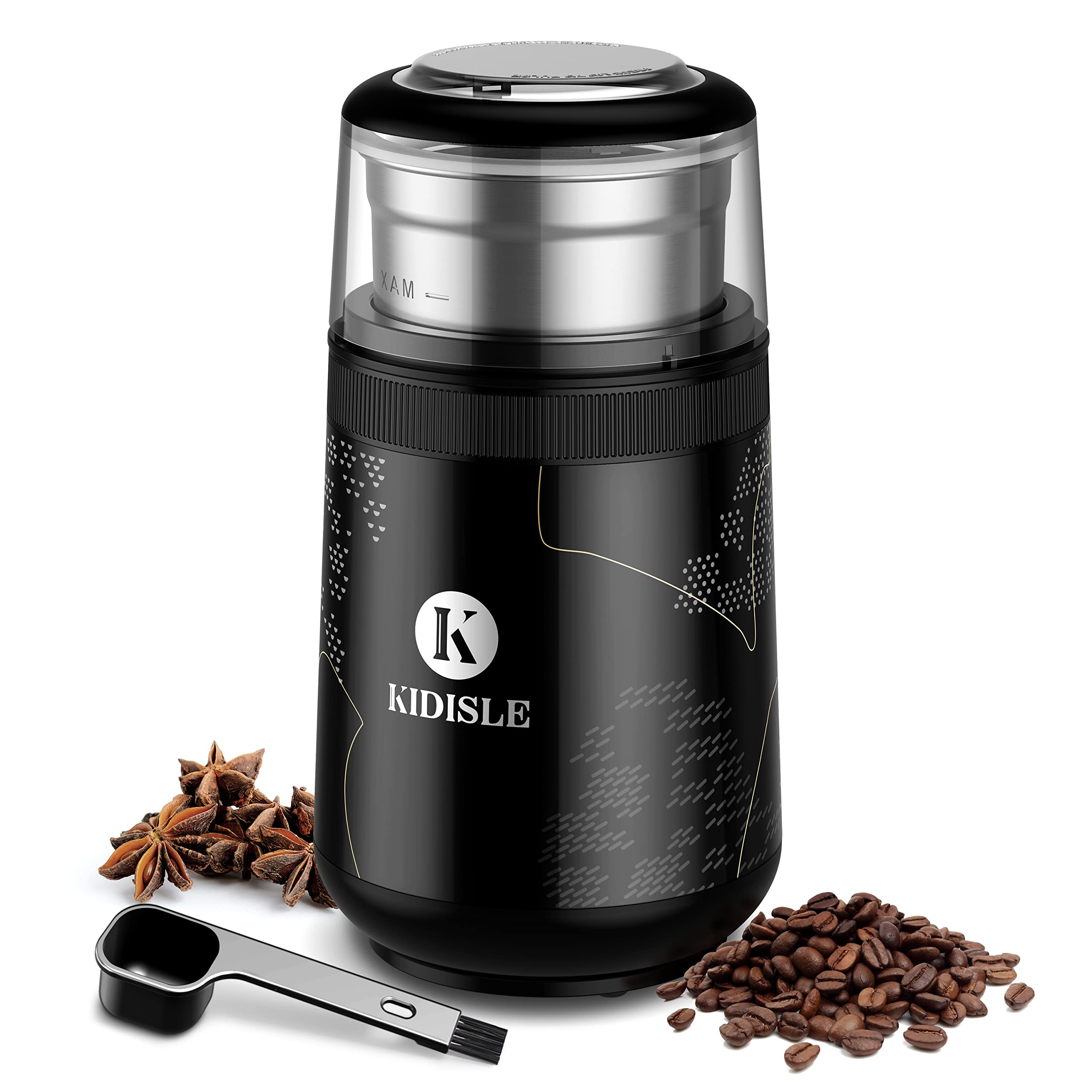 Silent Precision Coffee Grinder - Your Morning Brew, Your Wa