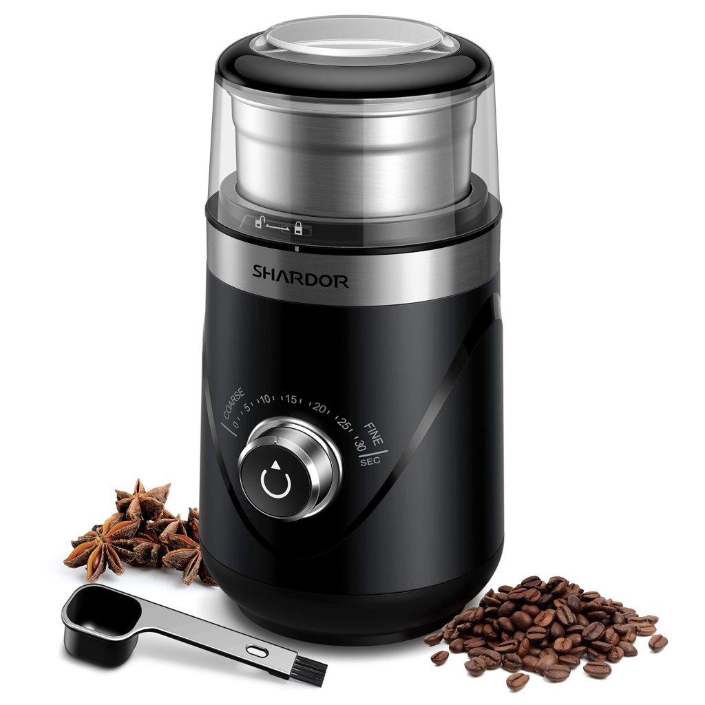 SHARDOR Electric Adjustable Coffee Grinder: Your Ultimate Coffee Companion (Renewed)