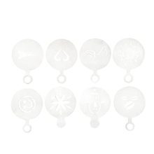 Elevate Your Coffee Experience with Restpresso 8-Inch Latte Stencil Set - 8 Heat-Resistant Coffee Stencils for Artistic Coffee Creations