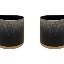 Night Glazed Ceramic Coffee Mug Set