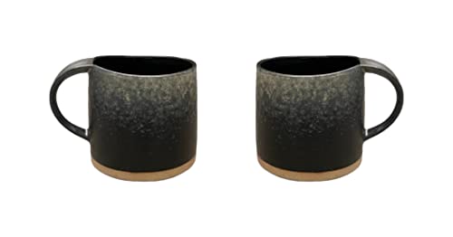 Night Glazed Ceramic Coffee Mug Set