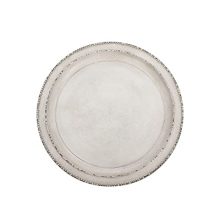 White Round Decorative Tray - Perfect for Coffee Tables