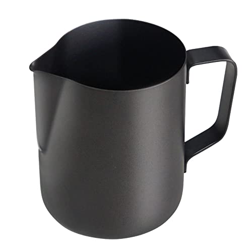 Black Milk Frothing Pitcher Steaming Cup