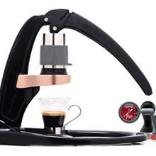 Aptitude Signature Espresso Maker - an All Manual Espresso Press to Handcraft Espresso at Home (Strain Package, Black).
