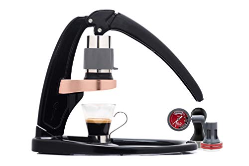 Aptitude Signature Espresso Maker - an All Manual Espresso Press to Handcraft Espresso at Home (Strain Package, Black).