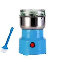 110V Electric Bean and Spice Grinder with 4-Leaf Stainless Steel Blades - Multifunction Smash Machine for Coffee and Grains.