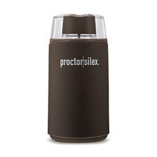 Electric Coffee Grinder Beans, Spices and Extra, Stainless Steel Blades, 12 Cups, Brown.