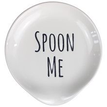Espresso Spoon Rest - Farmhouse Small Spoon Holder for Espresso, Tea & Cocktails, Ceramic Spoon Rest for Tablespoon, Teaspoon &  Bar Spoon, Espresso Bar Equipment and Decor (Spoon Me).