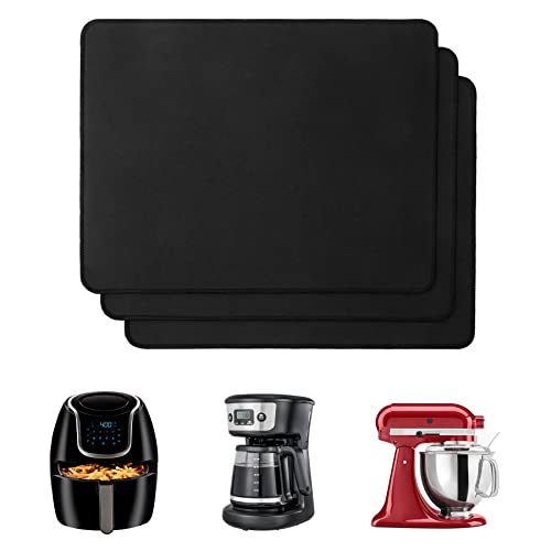 Effortless Movement: 3-Pack 16'' x 12'' Kitchen Appliance Sliders for Coffee Makers, Blenders, Toasters, and More. 