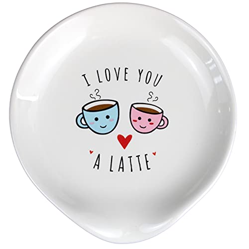 I Love You A Latte Coffee Spoon Rest