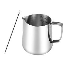 Barista Skills with the 12oz Stainless Steel Frothing