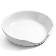 Keep Your Countertops Clean with Our Ceramic Spoon Rest - Perfect for Stove Top, Coffee Spoons, and Kitchen Utensils - 4.8 Inches, True White.
