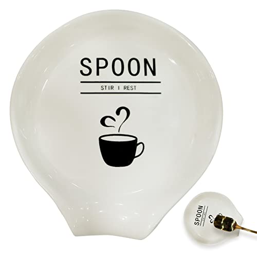 Keep Your Coffee Bar Organized with Our Mini Ceramic Coffee Spoon Relaxation - Perfect for Tea Spoons, Coffee Lovers, and Mother's/Father's Day Gifts - Get Yours Now!