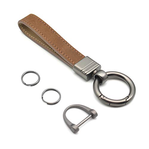 Car Fob Key Chain Genuine Leather Keychains Holder
