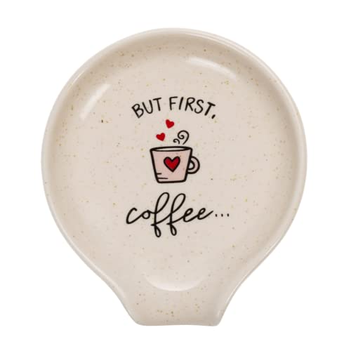 But First, Coffee 3.5 Inch Coffee Spoon Rest