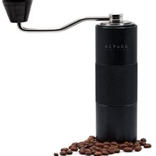 Get the Perfect Cup Anywhere with our Adjustable Manual Coffee Grinder - Ideal for French Press, Espresso and More - Stainless Steel Conical Burrs, Double Bearing, Perfect for Home, Office, and Camping - A Great Coffee Brew Gift!