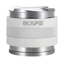 Coffee Merchandise, 58mm Coffee Distributor & Hand Tamper, Adjustable Depth Espresso Distributor Matches All 58mm Espresso Portafilter, Suitable with Rancilio, Gaggia Bottomless Portafilter (White).