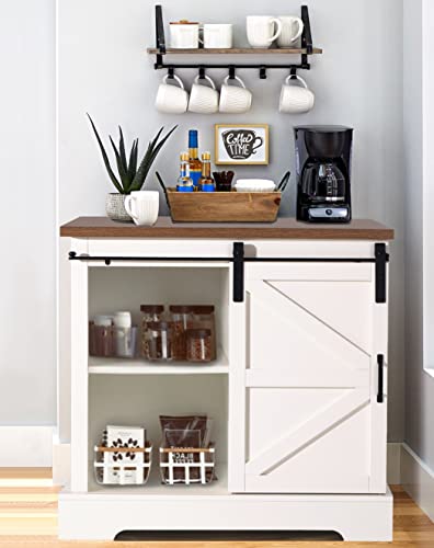 Coffee Corner for Kitchen Sideboard Buffet Cabinet