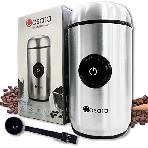 Unleash the Full Flavors of Your Coffee and Spices with Electric Stainless Steel Grinder - On Sale Now!