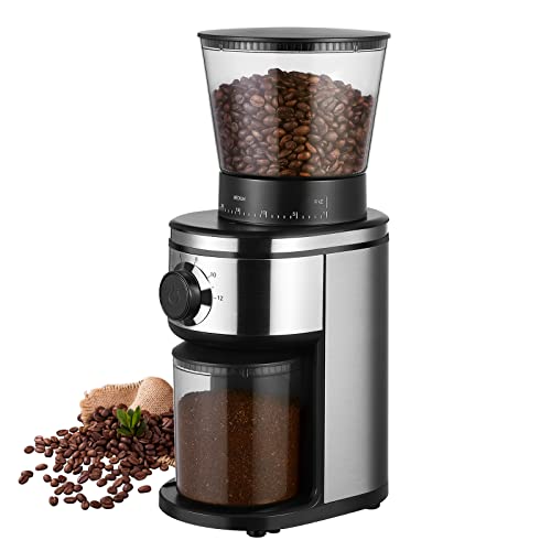 30 Adjustable Settings Electric Conical Burr Coffee Grinder for 2-12 Cups