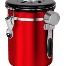 Keep Your Coffee Fresh with the Stainless Steel Coffee Canister