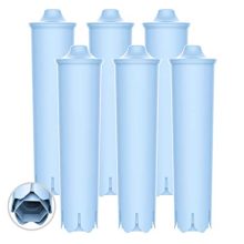 Pack of 6 EcoAqua Replacement Filters for Jura Clearyl/Claris Blue & Capresso Clearyl Coffee Machines.