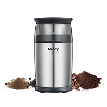 6 Stainless Steel Blades, 200W Electric Grinder for Beans