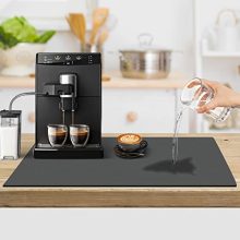Dish Drying Mats for Kitchen Counter Coffee Mat - Multipurpose Waterproof Mat for Countertops and Coffee Bars (11.81" x 15.75")
