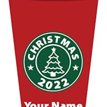 Personalized Coffee Drinker Christmas Ornament Decoration - Venti Red Cup