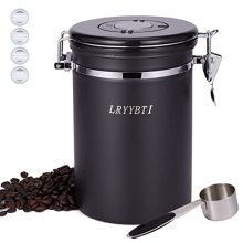 Fresh Brews Await: Stainless Steel Coffee Canisters for Avid Coffee Lovers