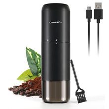 CONQUECO Portable Electric Burr Coffee Grinder - Grind Your Coffee On-The-Go
