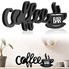 Coffee Bar Decor Rustic Sign