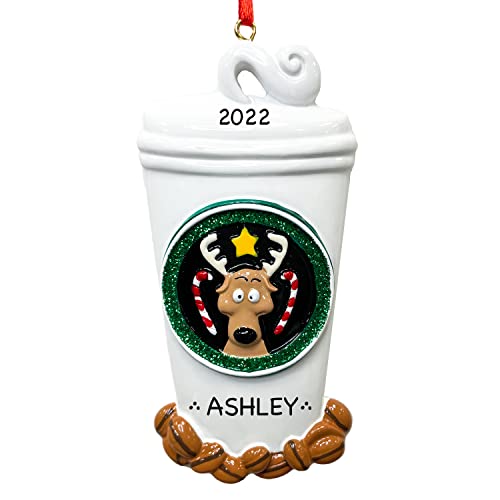 Personalized Coffee Christmas Ornament with Free Customization -  and Baristas - Unique and Memorable Keepsake