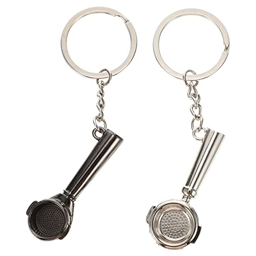 | Zinc Alloy Coffee Strainer Key Ring Pendant | Perfect Barista Coffee Lover Gift for Women and Men