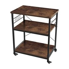 AZL1 Life Concept Kitchen Microwave Cart - Rustic Brown