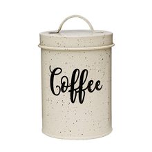 Elevate Your Kitchen Style with Amici Home Maddox Metal Canister - Retro Mid-Century Look, 44oz Espresso Storage Elegance