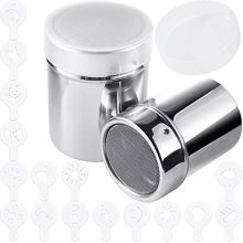  - Fine Mesh Shaker Cans for Baking, Cooking, and Coffee Art